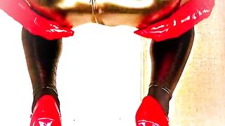 She-Creature transgender domme in spandex