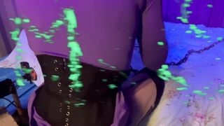 Fettered femboy gets penetrated