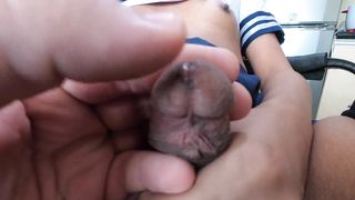 Daisy T-Girl Learning the rock hard way