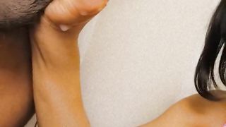 TRANSSEXUAL Deepthroat Jism Fountain