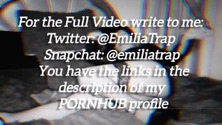 Nubile Trap in high high-heeled shoes frolicking with thick fake penis