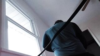 I love putting random things in his arse