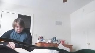 I love putting random things in his arse