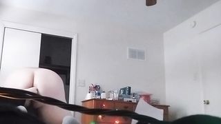 I love putting random things in his arse