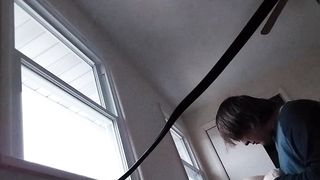 I love putting random things in his arse