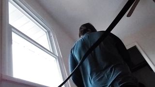 I love putting random things in his arse