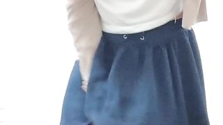 Ladyboy Self Getting Off in Public Wc