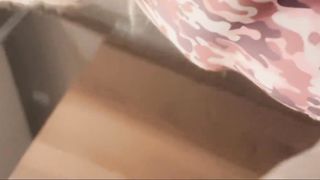 Dirty Munch Ebony Transgirl BIG BLACK COCK In the Shower