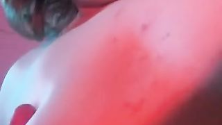 Trans Doll Plays With Boobs