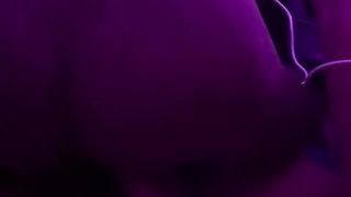 Dual Distress concluding with ball sack dribbling down my BIG BLACK COCK