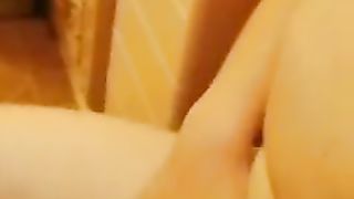 TRANSSEXUAL gets Insatiable on Restroom, Blows A Load in Bury