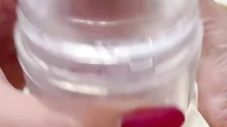 T-Girl spunk-pump bangs pocket bum and hatch plaything