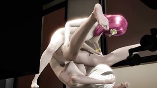 2B x Debola t-girls raise fuckfest