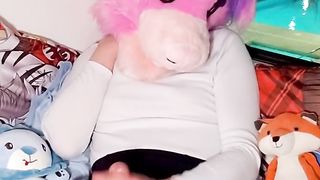 Puppy gets wanked and shoots torrid spunk