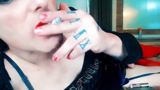 Molten Lips SISSY Jerk Off Instructions! Jism on My LIPS!