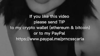 T-Girl Muddy conversing to you POINT OF VIEW then she jism in your gullet