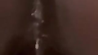 Crossdressing Sissy shove spunk out bussy