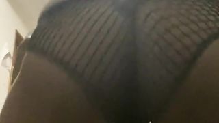 Ebony she-creature dirty dancing large rump