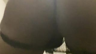 Ebony she-creature dirty dancing large rump