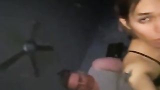 Stepparent pokes me in our family living guest room - Lana Blackheart