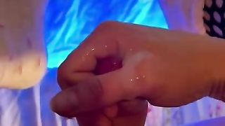 Sole fetish sissy’s pretty ankle socks