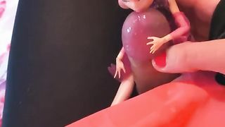 Trans lady frolicking with a chick