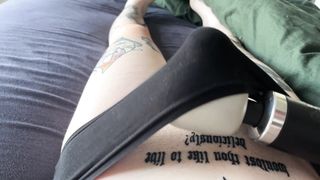 Tgirl Spunking In Her Undies - Sloppy, Sloppy G-String Fetish
