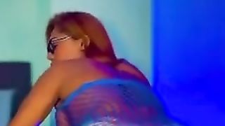 Ladyboy toying with lash splooge