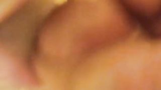 Cum1ra takes a new layer of spunk on her lips and face again