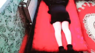 Super Hot Light-Haired Self Culo Slapping Nasty Inexperienced Magnificent Model Cosplayer Also Crossdresser