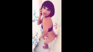 Onanism in the bathroom!