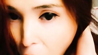 Japanese trans nymph plays with bad dragon in motel