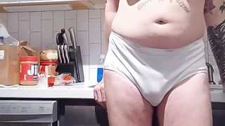 White fullback undies