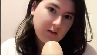 Trans Oswinn has Joy with Electro-Hitachi and then Gives Head