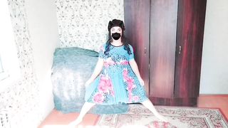 TORRID Solo Performer Crossdresser Sissy Model Cosplayer Transgender Princess Brief Sundress Homemade Kitty