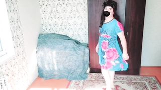 TORRID Solo Performer Crossdresser Sissy Model Cosplayer Transgender Princess Brief Sundress Homemade Kitty