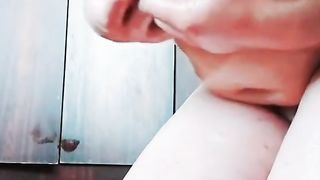 GREASED GETTING ON ALL FOURS T-Girl Sleek White Flesh Lovely Gams Super-Hot Meaty Udders Innate Sweetheart Sissy Femboy Model In