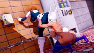 Mirko & Ochaco Uraraka Stiff Orgy Anime Porn