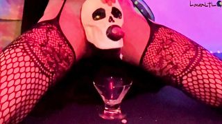 Trans Witch SPUNK in a bowl! You gulp it?