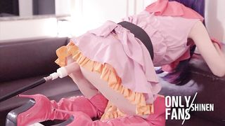 【Oshi no ko】✨ Adorable Cosplayer and Ravage Machine, Hoshino Ai Chinese anime porn anime crossdresser costume play