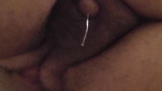 Obese tgirl arms-free-for-all spunking