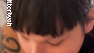 Wondrous Japanese trans doll blows fellow in her motel apartment