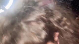 CURLY HAIRED SHE-CREATURE JERKS STEP BROTHER