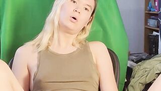 trans honey flashes you the full salute in her sundress