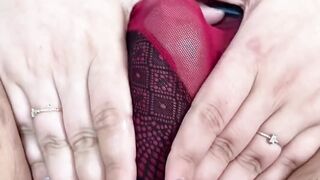 Onlyfans @tsjadeperfume - Lush Pre-Op Red-haired T-model showcasing her full salute and getting prepped for joy