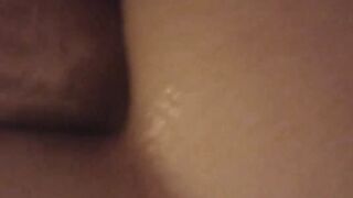 Determined to smash my she-creature girlfriend while she was doing work on the computer