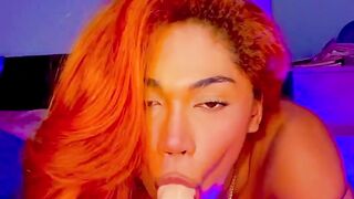 Sloppy she-creature tastytrap-nineteen railing ginormous faux-cock