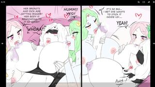 RWBY Hermaphroditism X Woman Love Bedroom Comic Porno