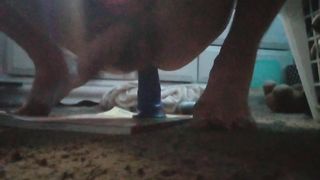 Thor rails her fake penis