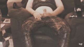 leather trousers dicksucking romp machine crossdresser